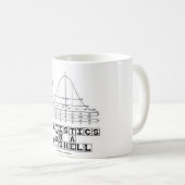 簡潔に言えば統計量(Statsのカンニングペーパー) コーヒーマグカップ (正面右)