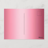 簡潔パーソナライズされたさは最高のフローラ結婚の ポストカード (裏面)