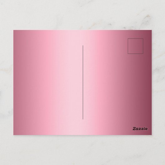 簡潔パーソナライズされたさは最高のフローラ結婚の ポストカード (裏面)