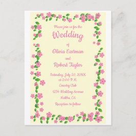 簡潔パーソナライズされたさは最高のフローラ結婚の ポストカード