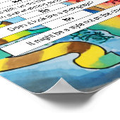 簡略化された美術史フローチャート13 専攻の西 ポスター (角)