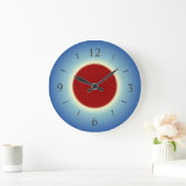 簡略的な赤/青/黄>壁時計 ラージ壁時計 (ホーム)