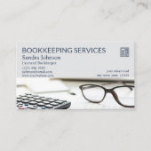 簿記サービス 名刺 (正面)