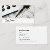 簿記会計監査事務局業務Ca 名刺 (正面/裏面)