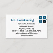 簿記会計給与所得税サービス 名刺 (正面)