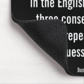 "簿記係ですユニークな単語" マウスパッド (コーナー)