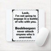 簿記係機知比べ マウスパッド (マウス)