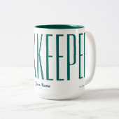 "簿記係" ツートーンマグカップ (正面右)