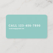 簿記係 名刺 (裏面)