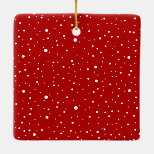 籐のバスケットにクリスマスツリーのメリークリスマス セラミックオーナメント (裏面)