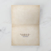 籐椅子の誕生日のウェルシュテリア カード (内部)