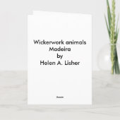 籠細工の動物 シーズンカード (裏面)