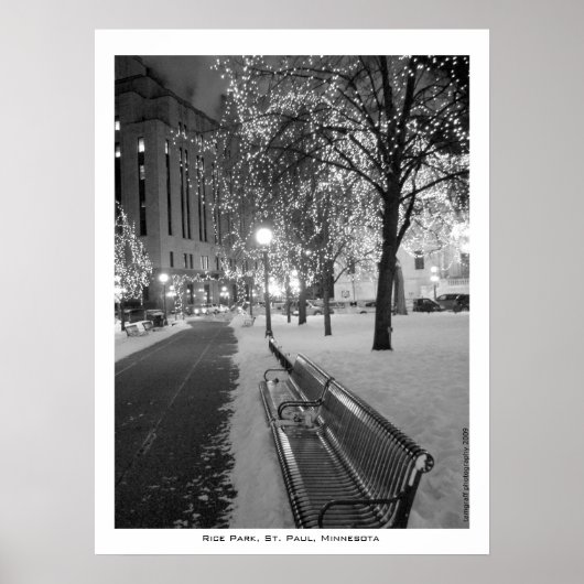 米の公園，セントポールMN ポスター (正面)