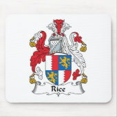 米の家紋 マウスパッド (正面)