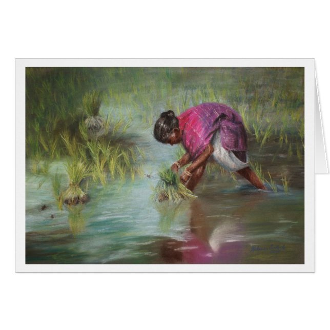 米の束の分離 (正面横)