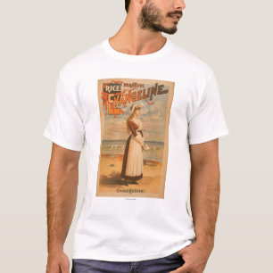 米の海の美しいEvangelineの女性 Tシャツ