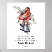 米の紙デコケードクリスマスベル ポスター (正面)