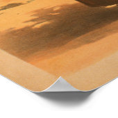 米の美しいエヴァンジェリン海 ポスター (角)