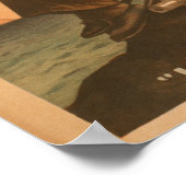 米の美しいエヴァンジェリン「ローン漁師」 ポスター (角)