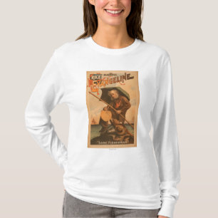 米の美しいEvangeline "単独漁師" Tシャツ