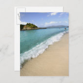 米カリブのヴァージン諸島、セントジョン ポストカード (正面/裏面)