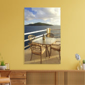 米カリブのヴァージン諸島、セントトーマス。表示 キャンバスプリント (インサイチュ (リビング))