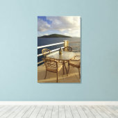 米カリブのヴァージン諸島、セントトーマス。表示 キャンバスプリント (インサイチュ (ウッドフロア))