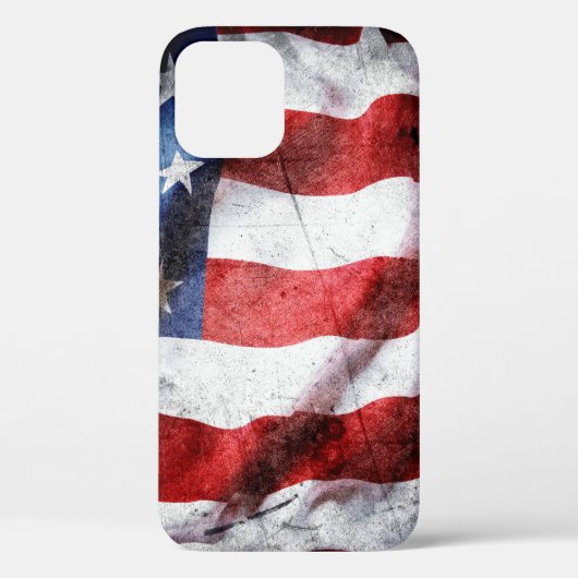 米グランジ国国旗 Case-Mate iPhoneケース (裏面)
