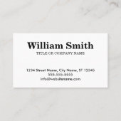 米スタンダード 8.89cm x 5.08cm 名刺 (裏面)