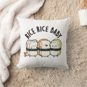 米ベビーおもしろいすしフードパン クッション (ブランケット)