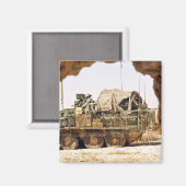 米兵はアフガニーで戦闘監視を行う マグネット (正面/裏面)