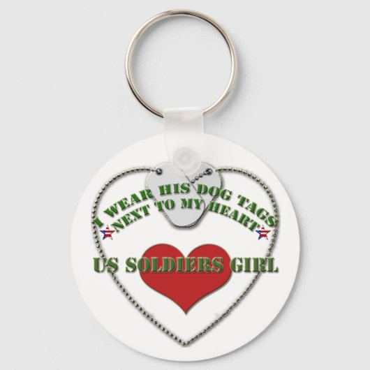 米兵ガールキーチェーン キーホルダー (正面)
