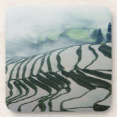 米分野の上の朝の霧 コースター (正面)