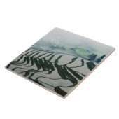 米分野の上の朝の霧 タイル (側面)