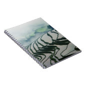 米分野の上の朝の霧 ノートブック (右側)