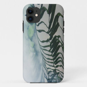 米分野の上の朝の霧 iPhone 11 ケース