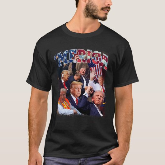 米国おもしろいのトランプ湾7月4日のギフト Tシャツ (正面)