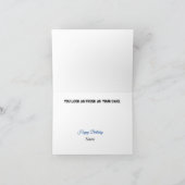 米国おもしろいの縁どお誕生日ケーキ カード (内部)