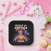 米国おもしろいトランプ湾2025トランプ ペーパープレート (パーティー)