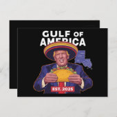 米国おもしろいトランプ湾2025トランプ ポストカード (正面/裏面)