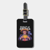 米国おもしろいトランプ湾2025トランプ ラゲッジタグ (正面縦)