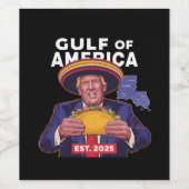 米国おもしろいトランプ湾2025トランプ ワインラベル (シングルラベル)