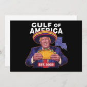 米国おもしろいトランプ湾2025トランプ 招待状 (正面/裏面)