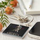 米国おもしろいトランプ湾2025年7月4日 キーホルダー (正面右)