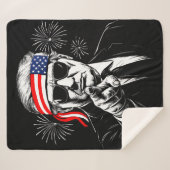 米国おもしろいトランプ湾2025年7月4日 シェルパブランケット (正面(横))