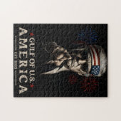 米国おもしろいトランプ湾2025年7月4日 ジグソーパズル (横)