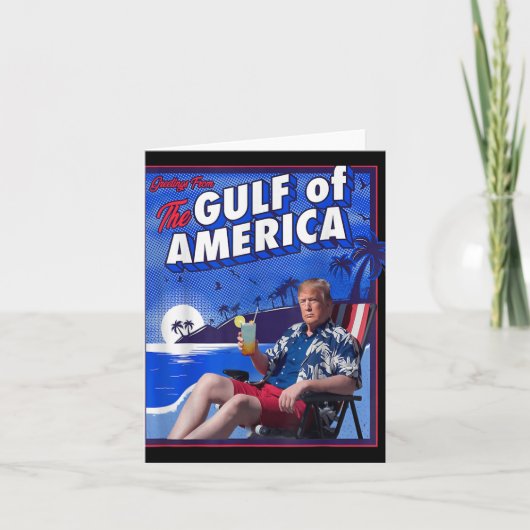 米国おもしろいトランプ湾 カード (正面)