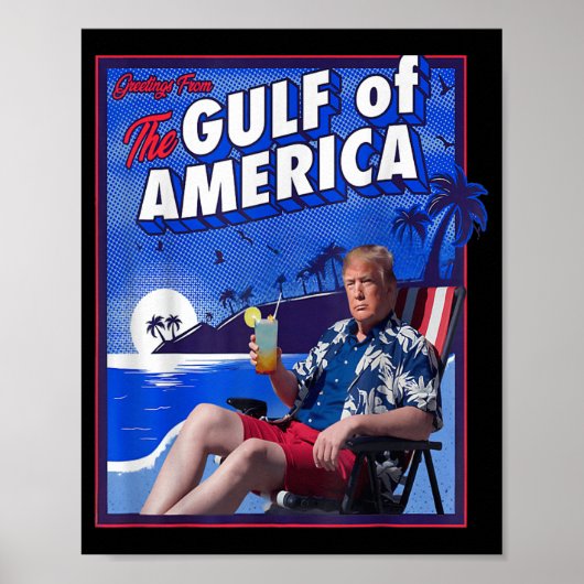 米国おもしろいトランプ湾 ポスター (正面)