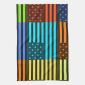 米国おもしろい国旗 キッチンタオル (縦)