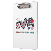 米国おもしろい国旗 クリップボード (左)